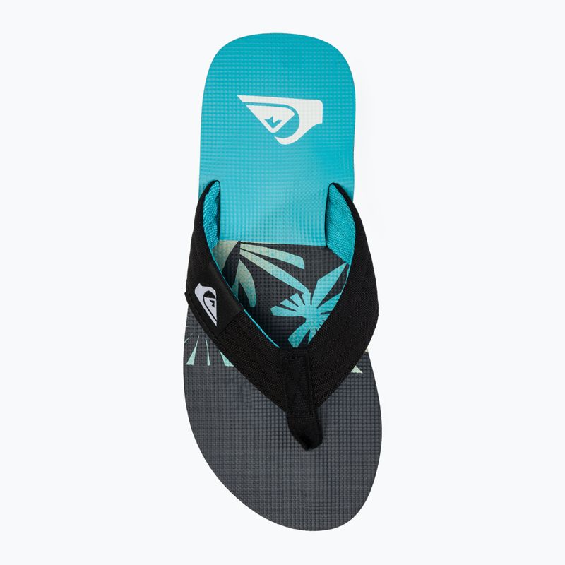 Quiksilver Molokai Layback II infradito da uomo blu / nero / blu 5