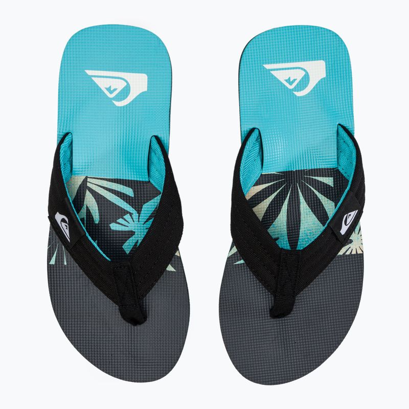 Quiksilver Molokai Layback II infradito da uomo blu / nero / blu 8