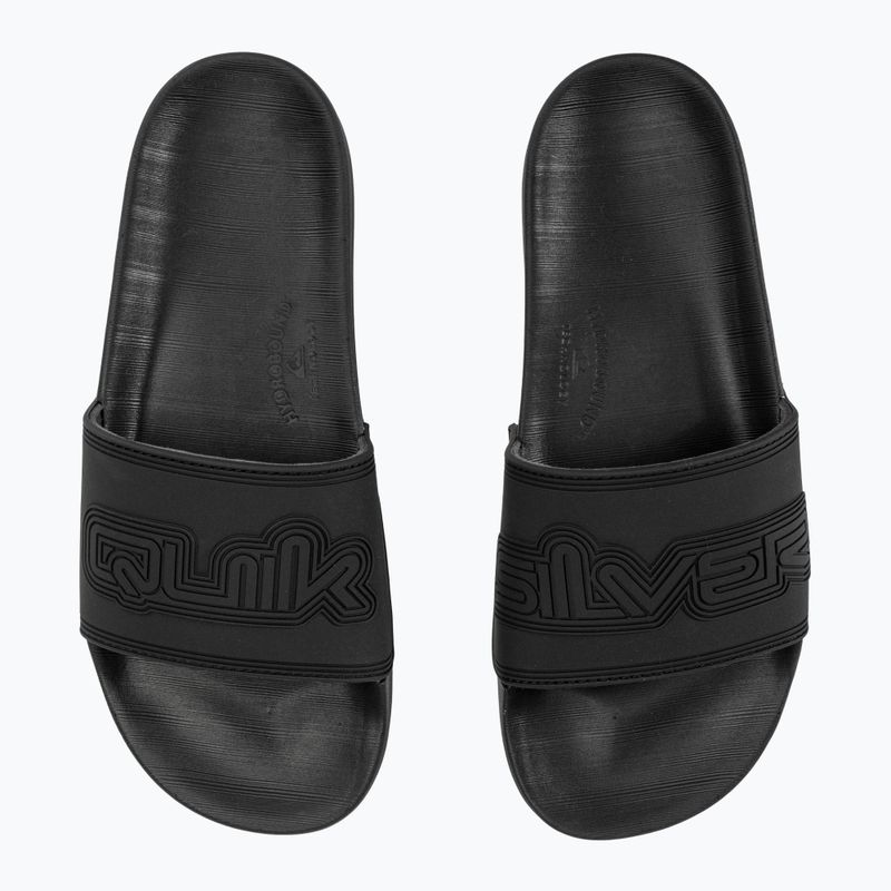 Quiksilver uomo Rivi Wordmark Slide II Ciabatte nero 4 8