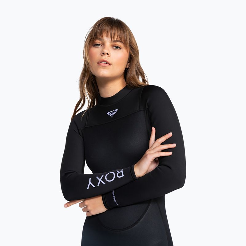 Donna ROXY 3/2 Prologue Back Zip Flock Swim Foam Nero 3