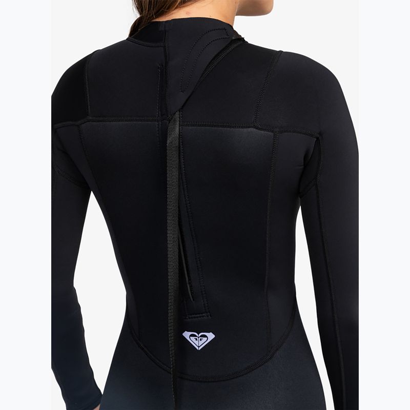 Donna ROXY 3/2 Prologue Back Zip Flock Swim Foam Nero 4