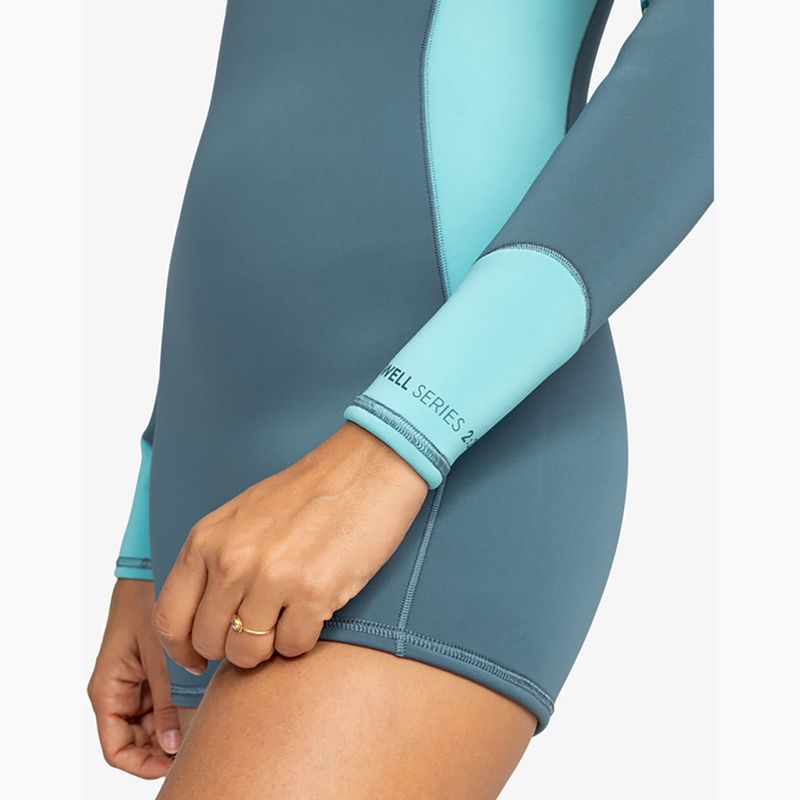 ROXY Donna Swim Foam 2.0 Swell Series Back Zip starglazer 7