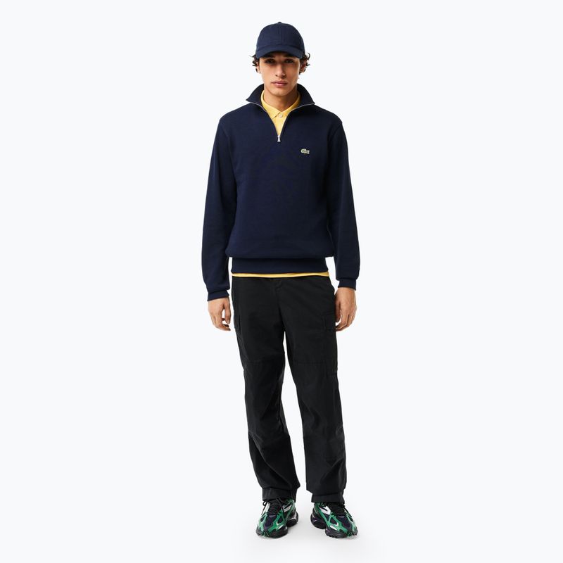 Felpa Lacoste uomo SH1927 166 blu navy 3