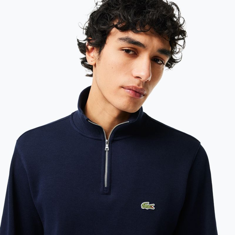 Felpa Lacoste uomo SH1927 166 blu navy 4