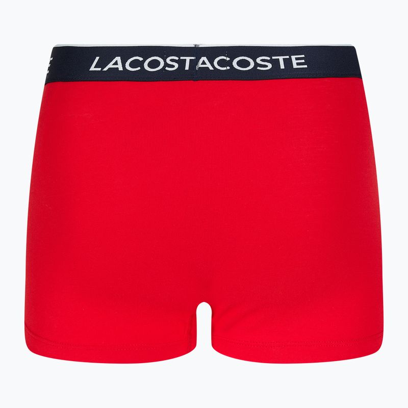 Lacoste boxer 5H3389 W64 3 paia blu navy/rosso metilene 6