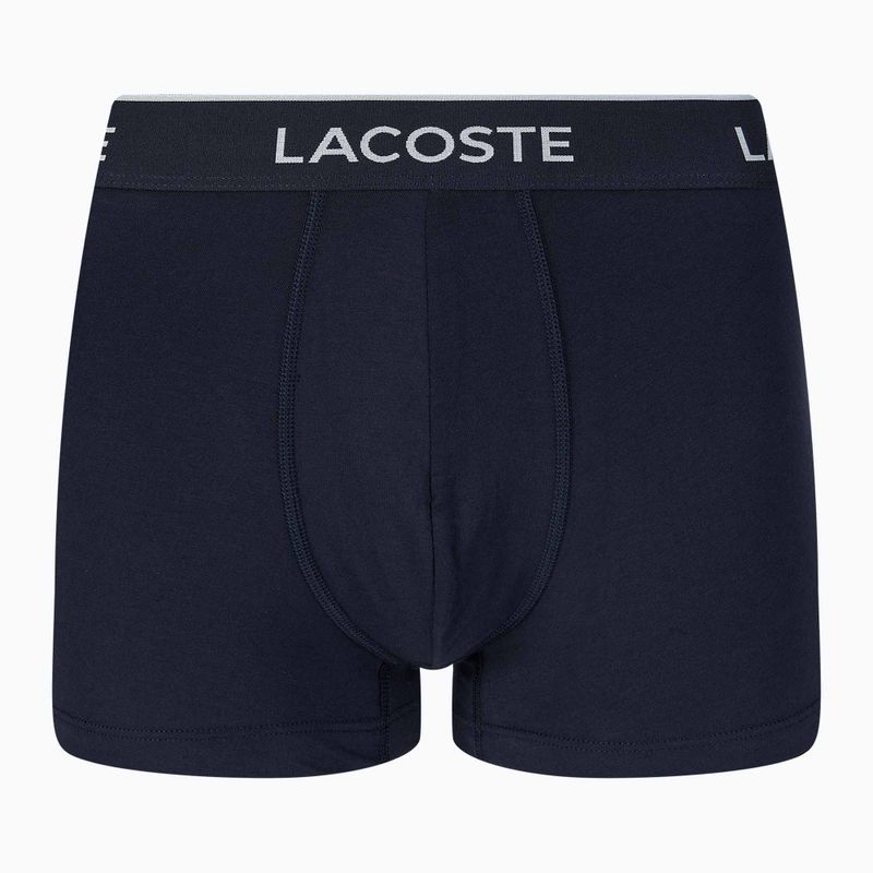 Lacoste boxer 5H3389 W64 3 paia blu navy/rosso metilene 8