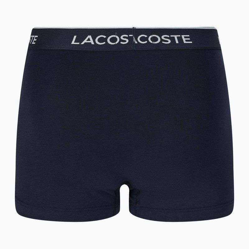 Lacoste boxer 5H3389 W64 3 paia blu navy/rosso metilene 9