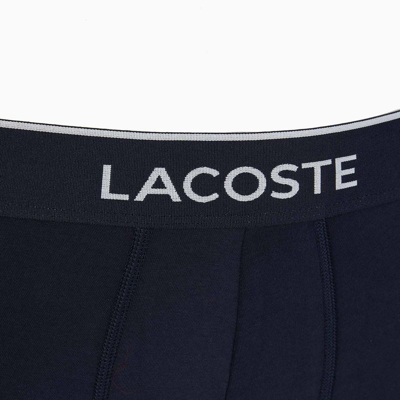 Lacoste boxer 5H3389 W64 3 paia blu navy/rosso metilene 10