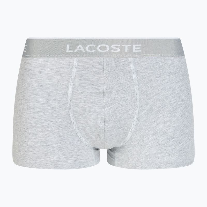 Lacoste boxer 5H3389 NUA 3 paia nero/bianco/argento chine 2