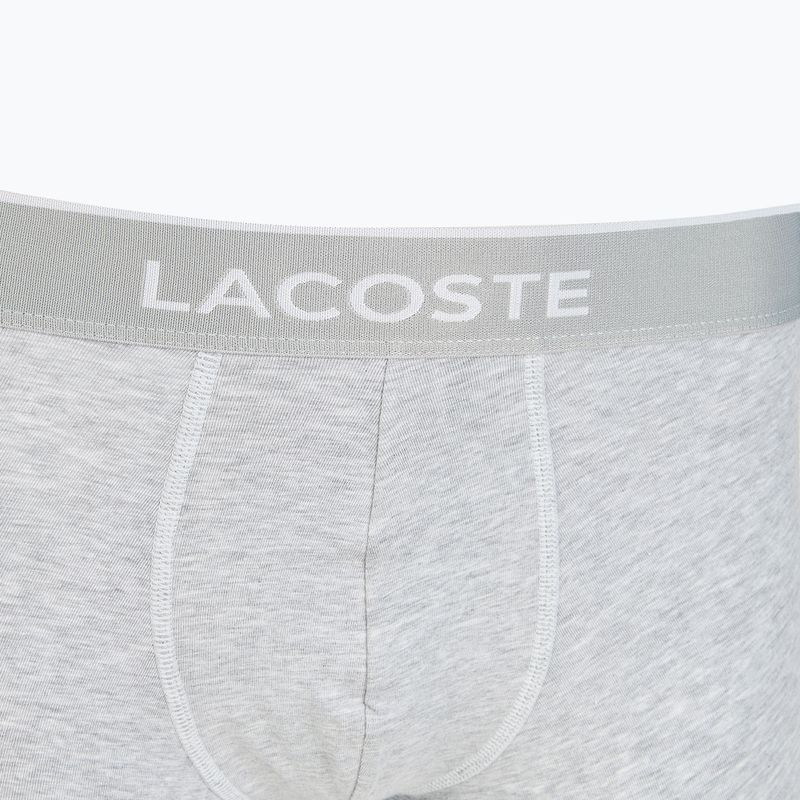 Lacoste boxer 5H3389 NUA 3 paia nero/bianco/argento chine 4
