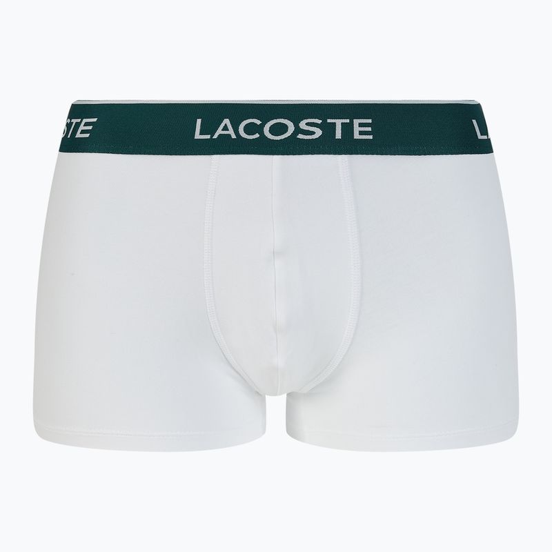 Lacoste boxer 5H3389 NUA 3 paia nero/bianco/argento chine 5