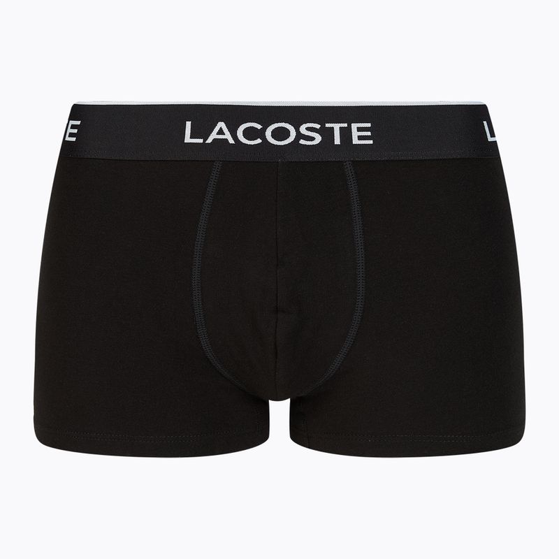 Lacoste boxer 5H3389 NUA 3 paia nero/bianco/argento chine 8