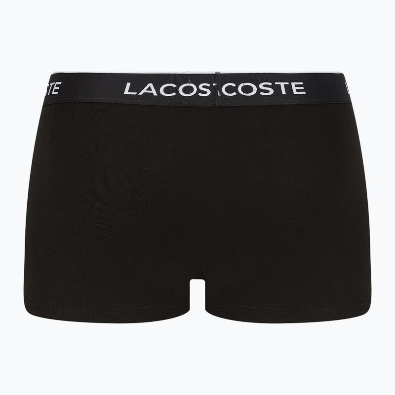 Lacoste boxer 5H3389 NUA 3 paia nero/bianco/argento chine 9