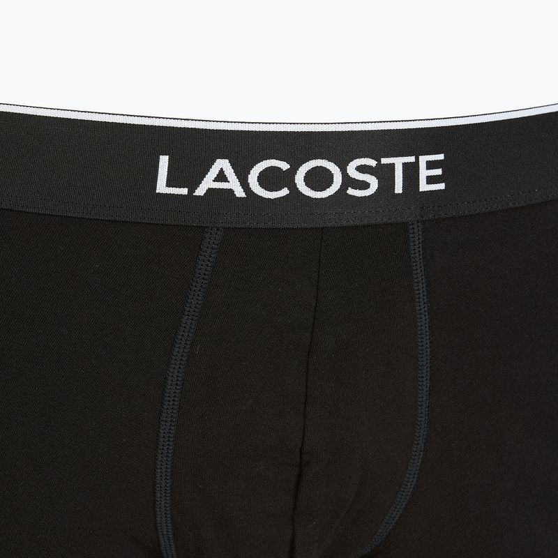 Boxer Lacoste 5H3389 031 3 paia nero 4