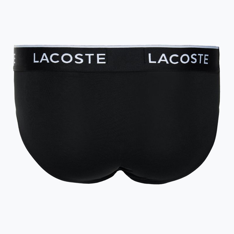 Slip Lacoste uomo 8H3472 3 paia nero 3