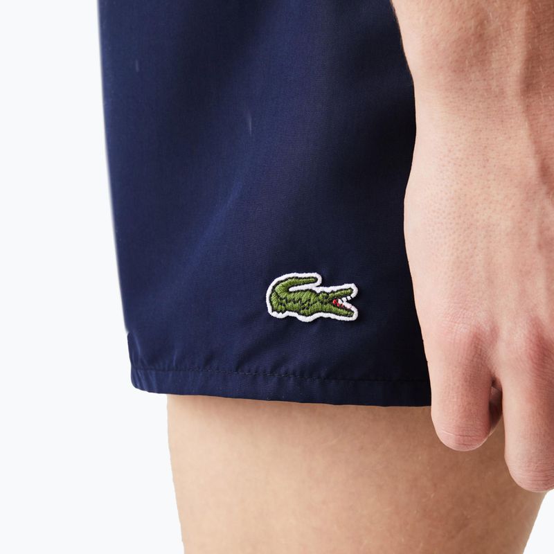 Pantaloncini da bagno Lacoste da uomo MH6270 blu navy/nero 3