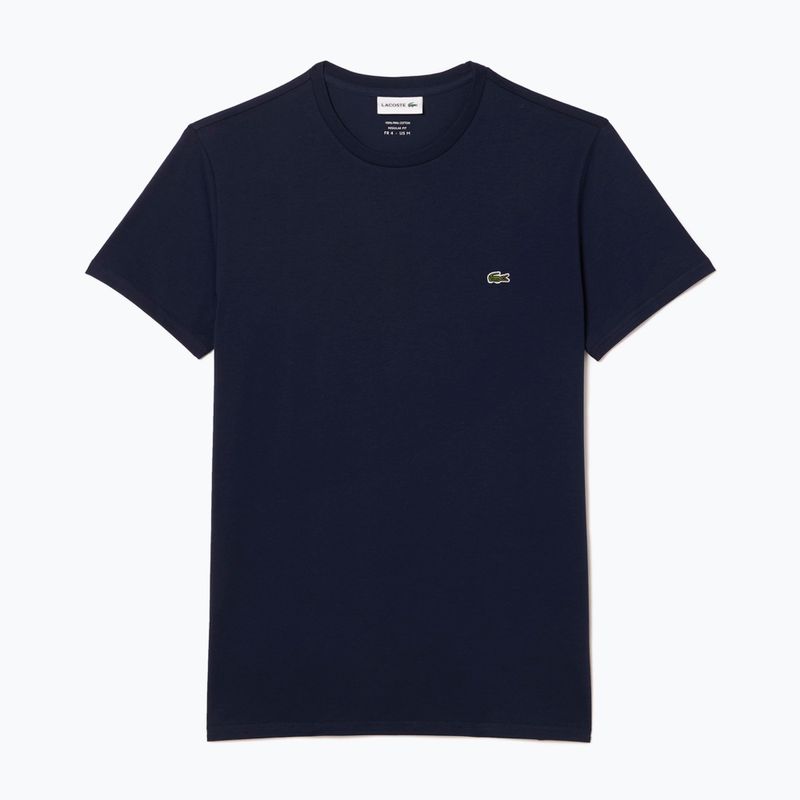 T-shirt Lacoste uomo TH6709 blu navy 4