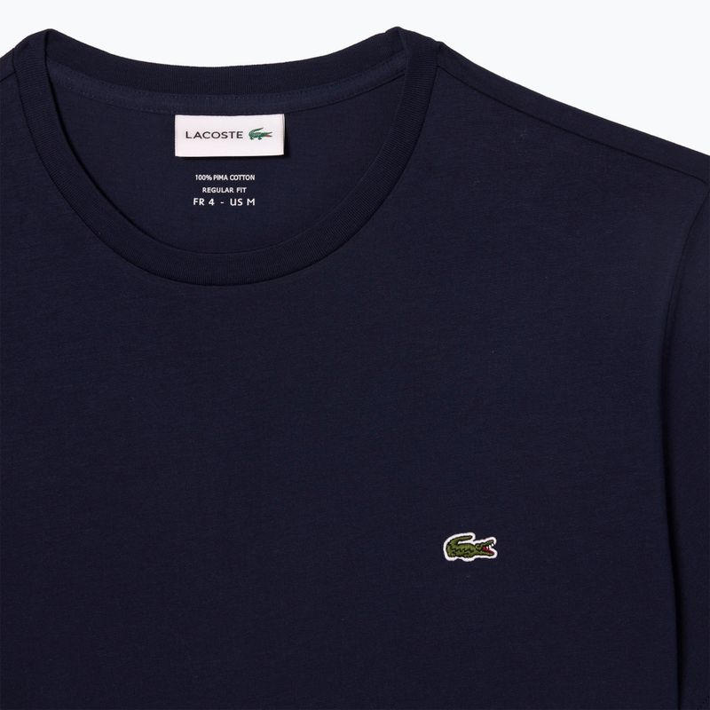 T-shirt Lacoste uomo TH6709 blu navy 5