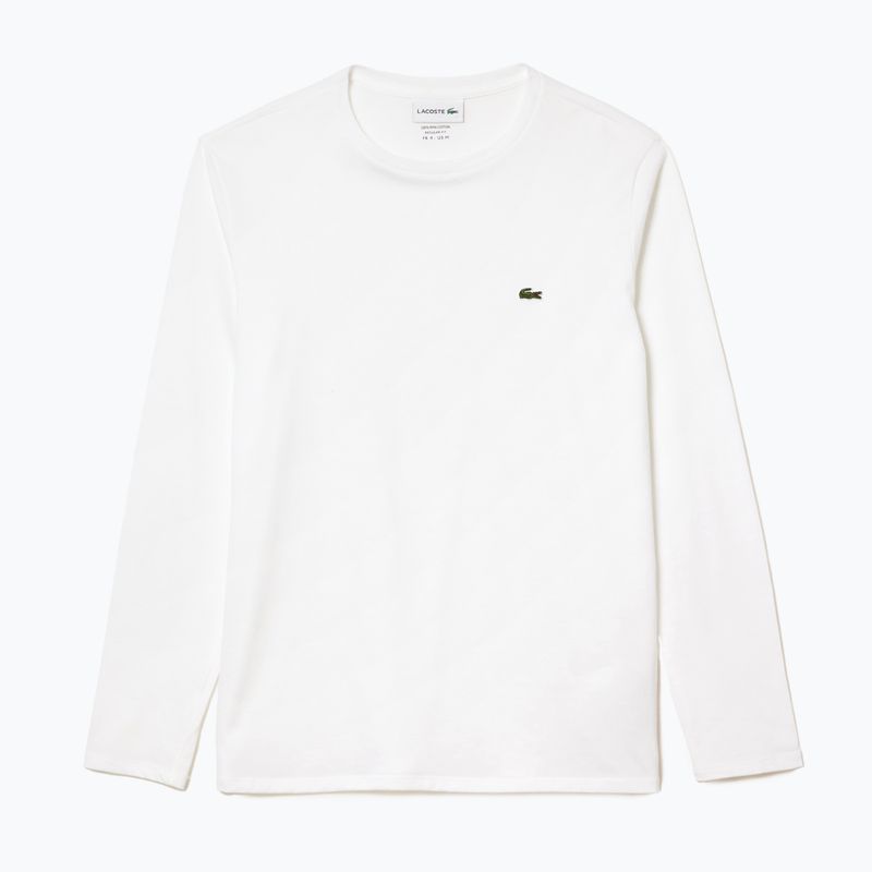 Lacoste uomo maniche lunghe TH6712 bianco 4