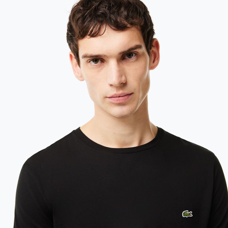 Lacoste uomo maniche lunghe TH6712 nero 3