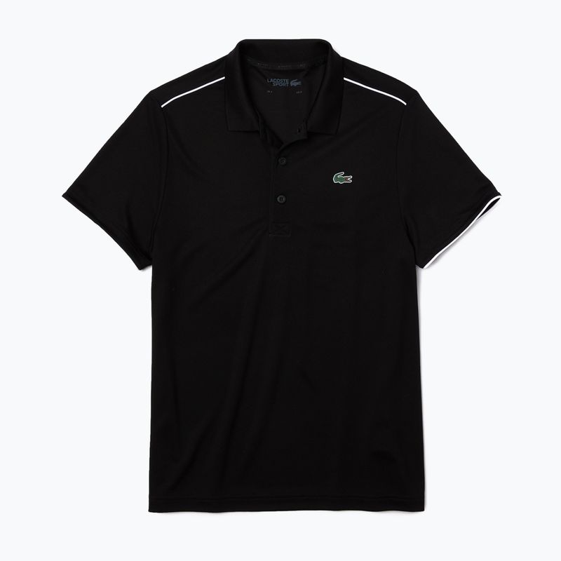 Polo Lacoste uomo DH2094 nero/bianco 5
