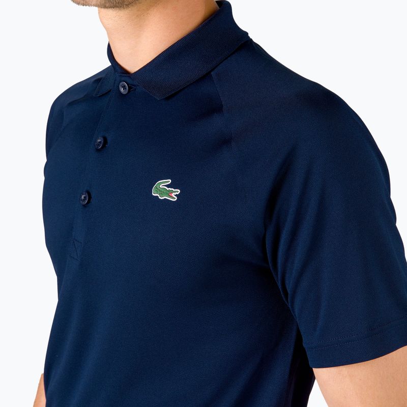 Polo Lacoste tennis uomo DH3201 blu navy 4