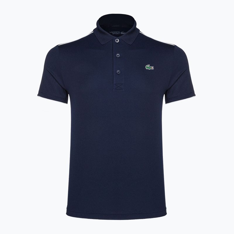 Polo Lacoste uomo DH2094 blu navy/bianco