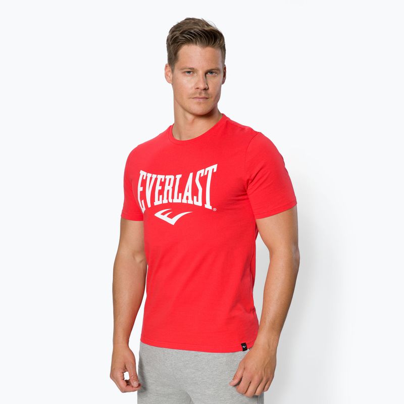 Maglietta da allenamento da uomo Everlast Russel rosso 807580-60