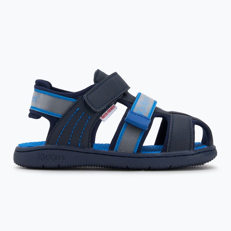 Kickers Kickbeachou, sandali per bambini, navy 2