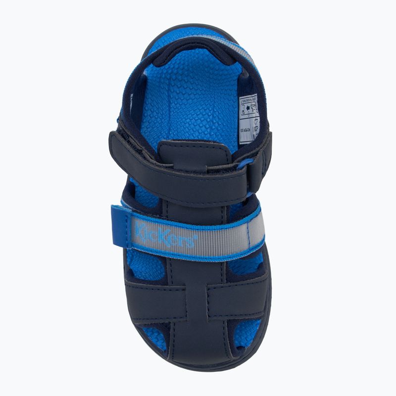 Kickers Kickbeachou, sandali per bambini, navy 5
