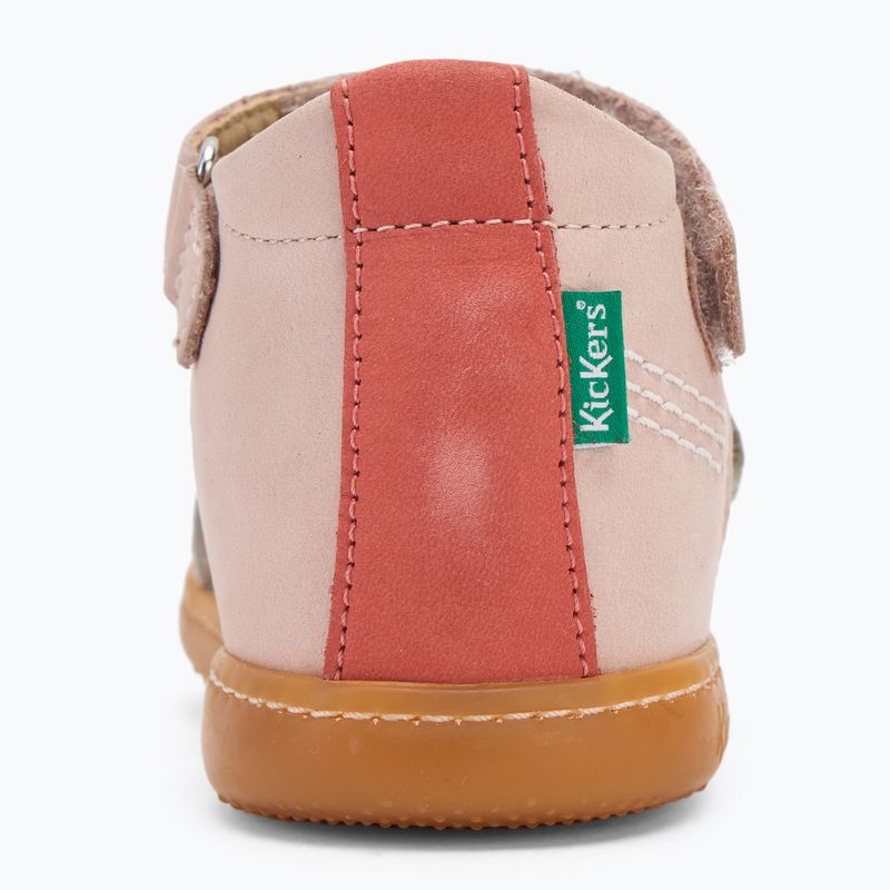 Sandali per bambini Kickers Kick Bazar rosa chiaro/multicolore 6
