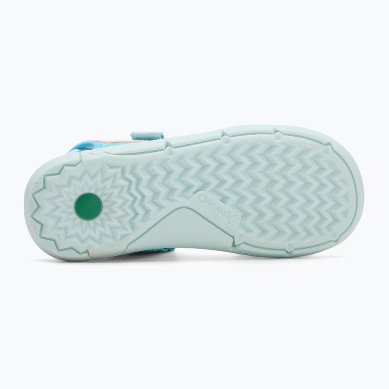 Sandali per bambini Kickers Kickjune blu/rosa corallo/verde 4