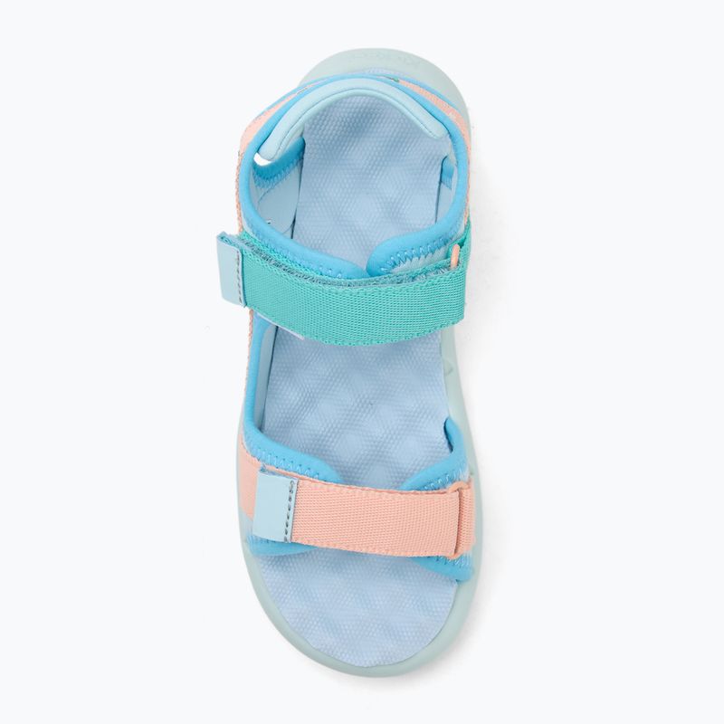 Sandali per bambini Kickers Kickjune blu/rosa corallo/verde 5
