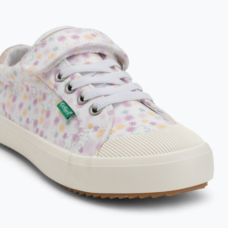 Scarpe da ginnastica estive Kickers Kickgoldi bianco/stampa per bambini 7