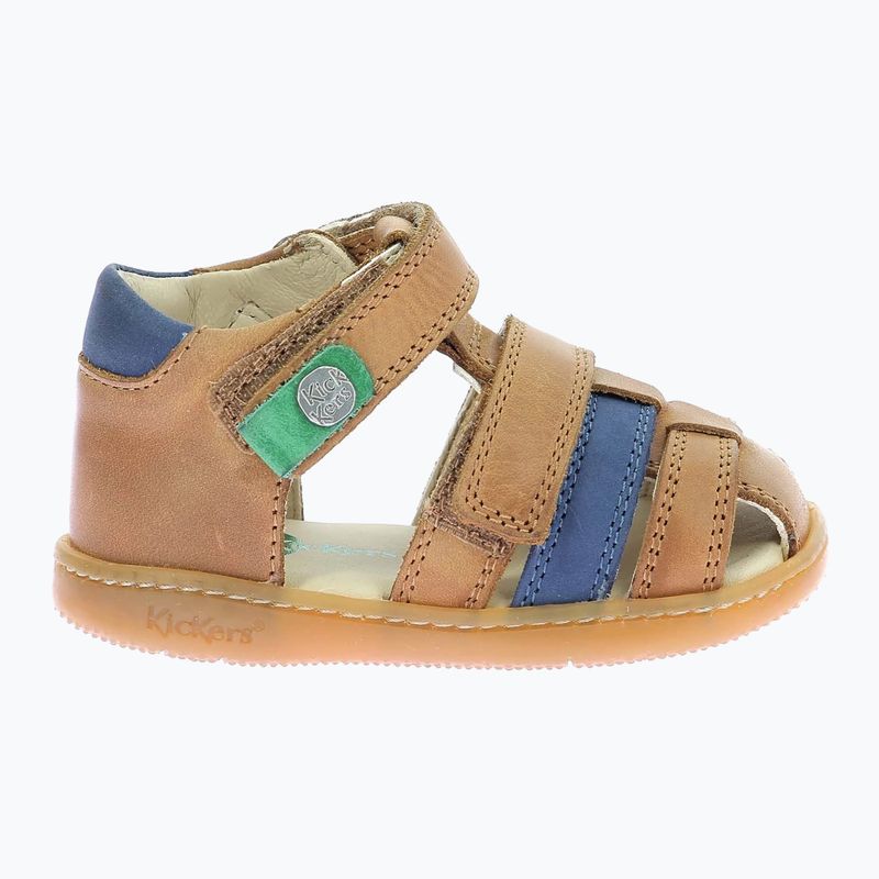 Sandali per bambini Kickers Kick Pod camel/navy 2