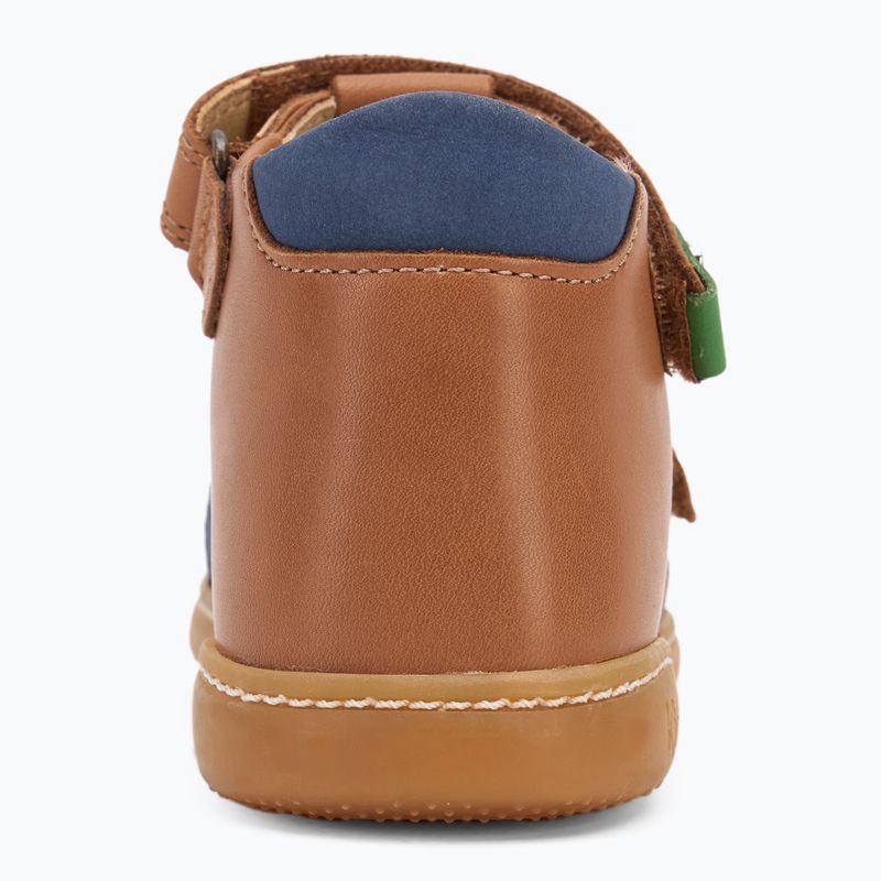 Sandali per bambini Kickers Kick Pod camel/navy 6
