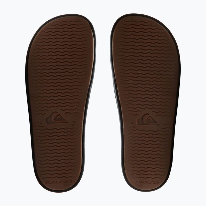 Quiksilver uomo Rivi Nubuck Slide Ciabatte nero 1 5