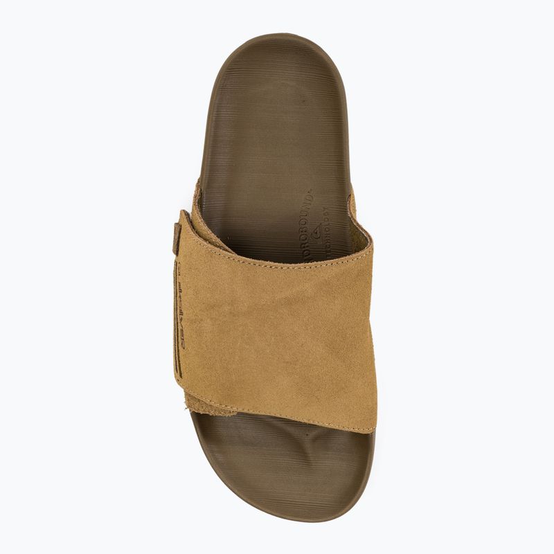 Quiksilver Rivi Suede Ciabatte da uomo tan 1 5