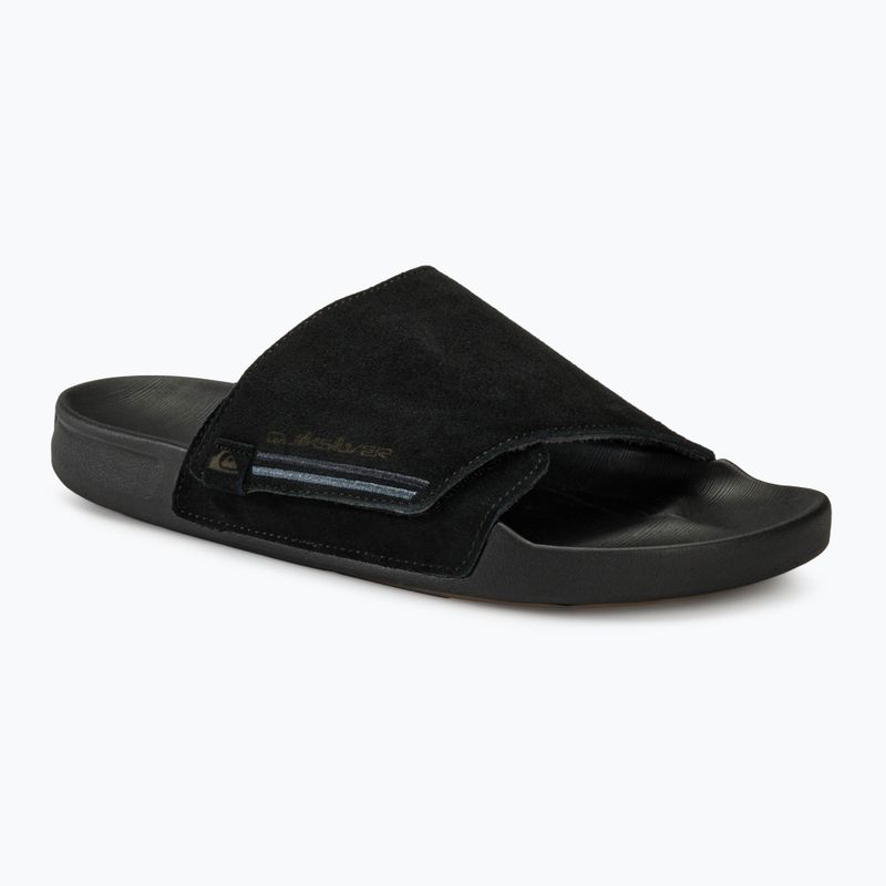 Quiksilver Rivi Suede Ciabatte uomo nero 1