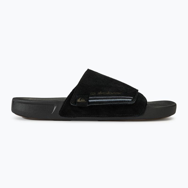 Quiksilver Rivi Suede Ciabatte uomo nero 1 2