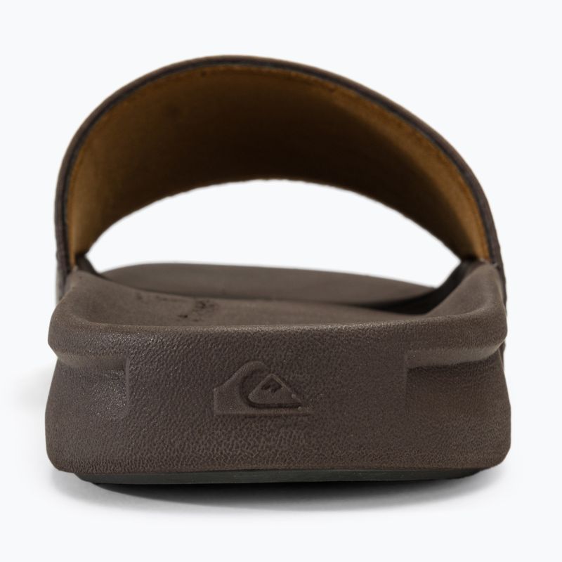 Quiksilver uomo Rivi Nubuck Slide marrone 1 Ciabatte 6
