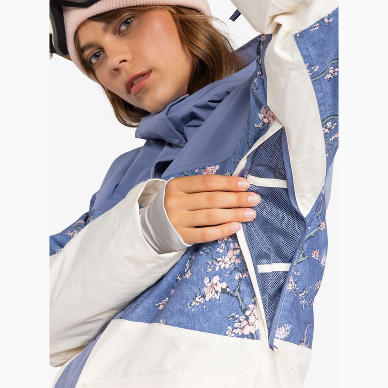 Giacca da snowboard donna ROXY Chloe Kim Parka vento selvaggio chloe blossom 5