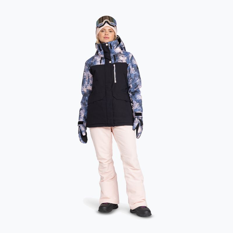 Giacca snowboard donna ROXY Dawnrae Parka vento selvaggio darknight 2