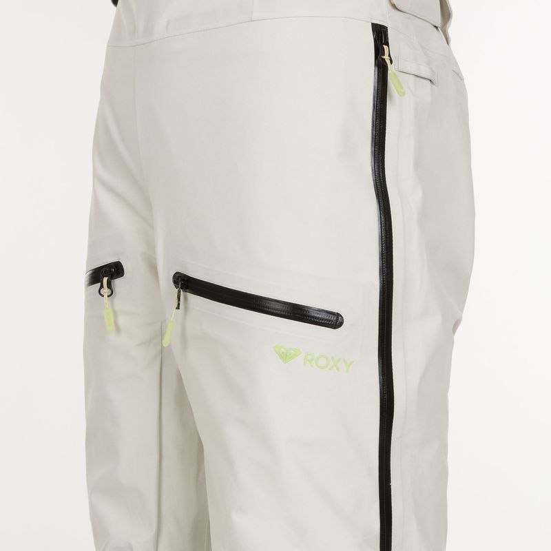 Pantaloni da snowboard donna ROXY Gore-Tex Lunalite 3L Bib crema di burro 10