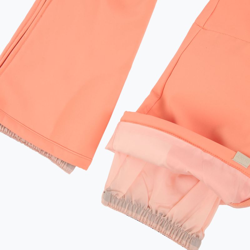 Pantaloni da snowboard donna ROXY Summit Bib rosa pesca 11