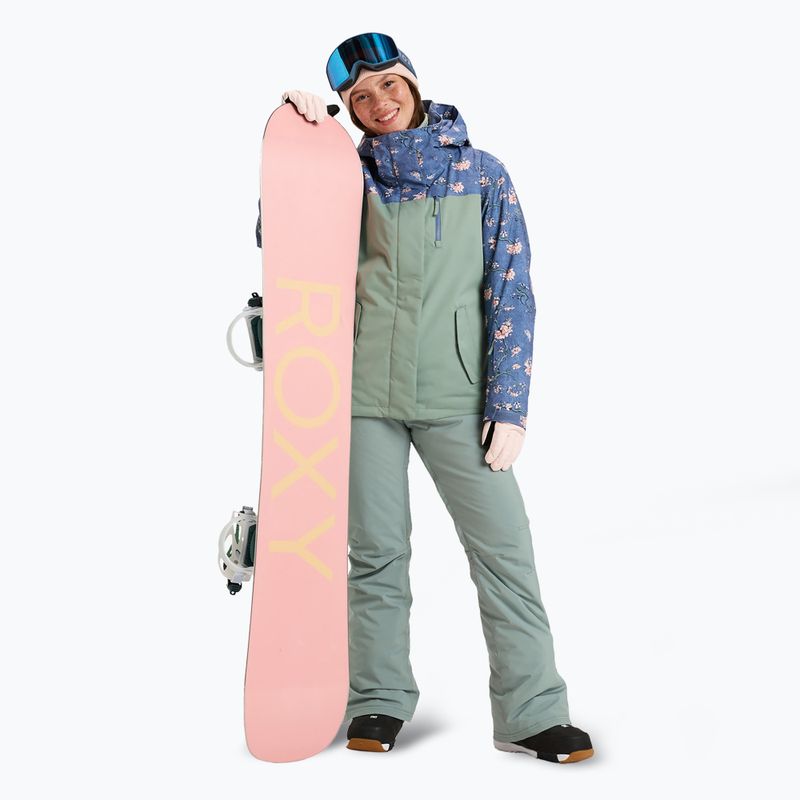 Giacca da snowboard donna ROXY Roxy Jetty Block wild wind chloe blossom 2