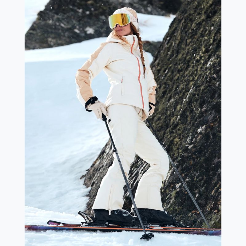 Pantaloni da snowboard donna ROXY Rising High buttercream 8