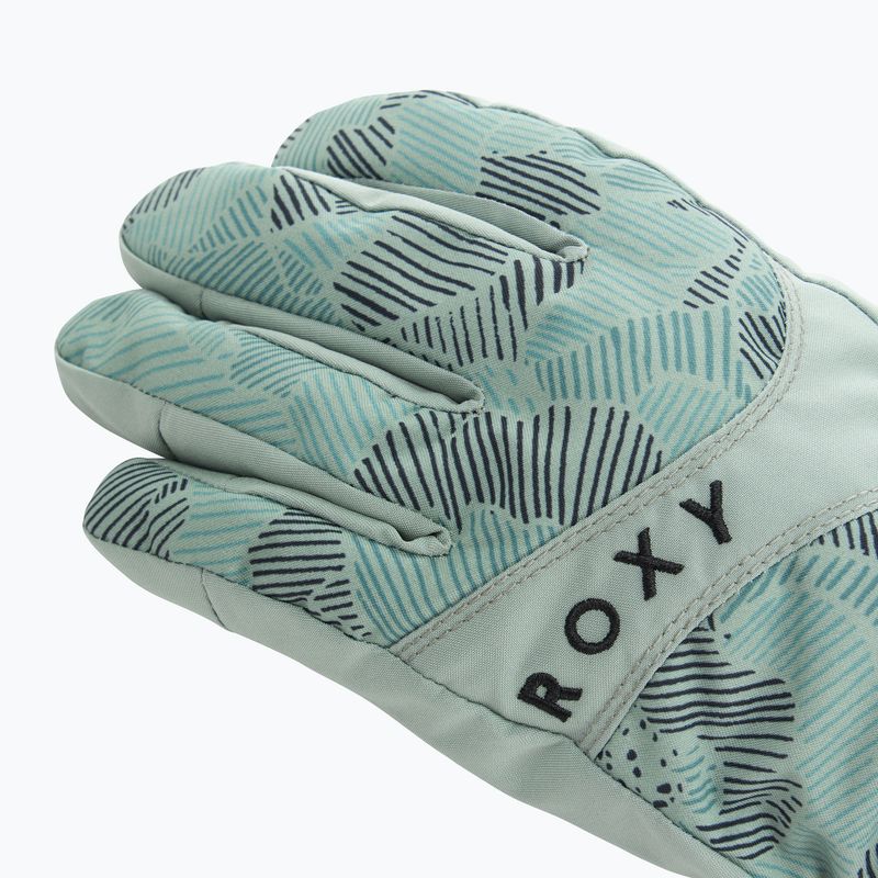 Guanti da snowboard da donna ROXY Roxy Jetty quaderno di schizzi a forma di ninfea 4