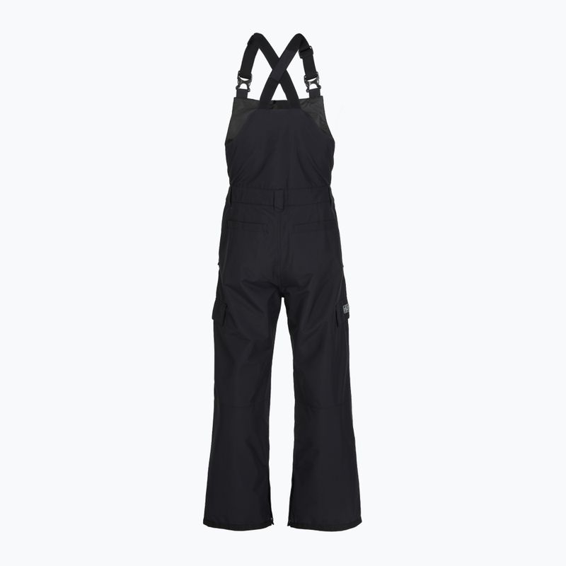 Pantaloni da snowboard da uomo DC Docile Bib nero 4