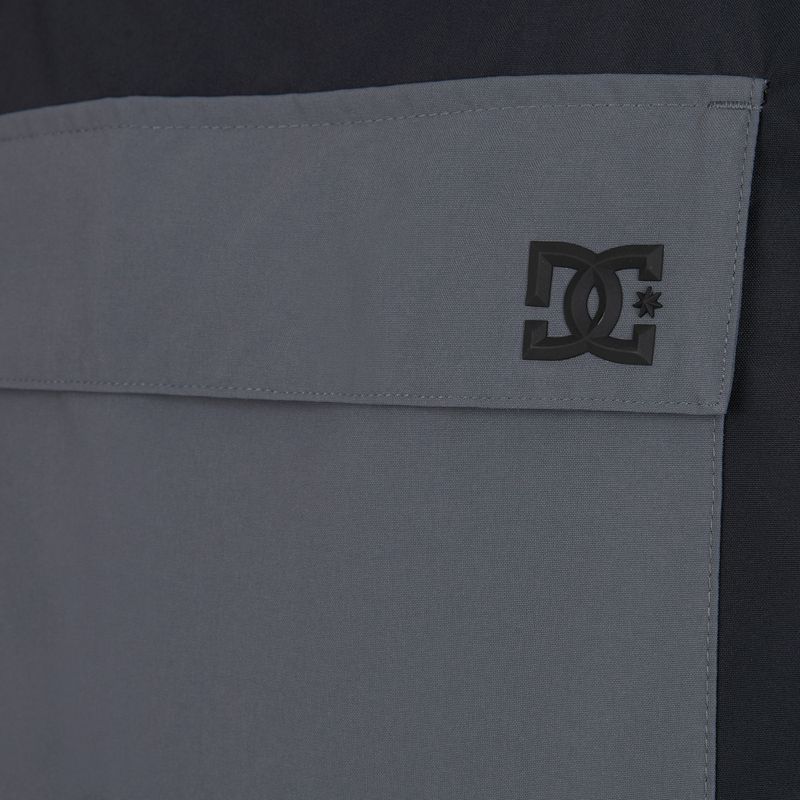 Pantaloni da snowboard da uomo DC Docile Bib nero 5